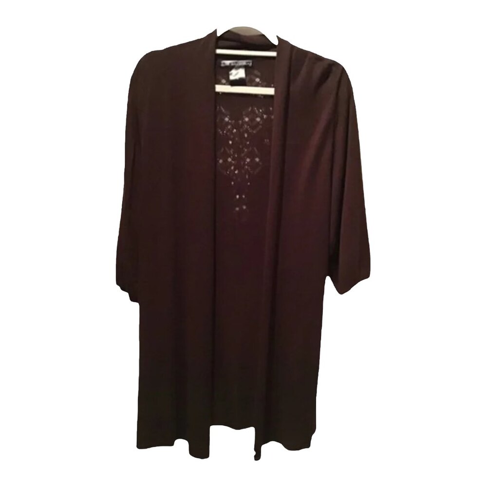 Cardigan Brown Long Sleeve Sweater M